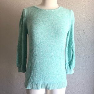 Anthropologie sweater with zipper back